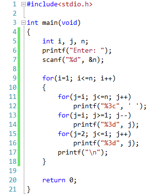 Palindrome Number Pyramid: 02 ~ Nissongo's Diary