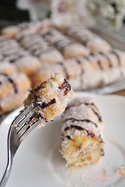 Лесни пасти Рафаeло / Ladyfingers mini cakes Raffaello