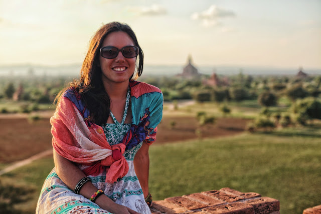 Yo en Bagán. Foto de mi amigo Vincent. Gracias Yo en Bagán. Foto de mi amigo Vincent. Gracias