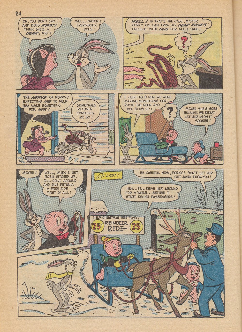 Read online Bugs Bunny's Christmas Funnies comic -  Issue # TPB 6 - 26