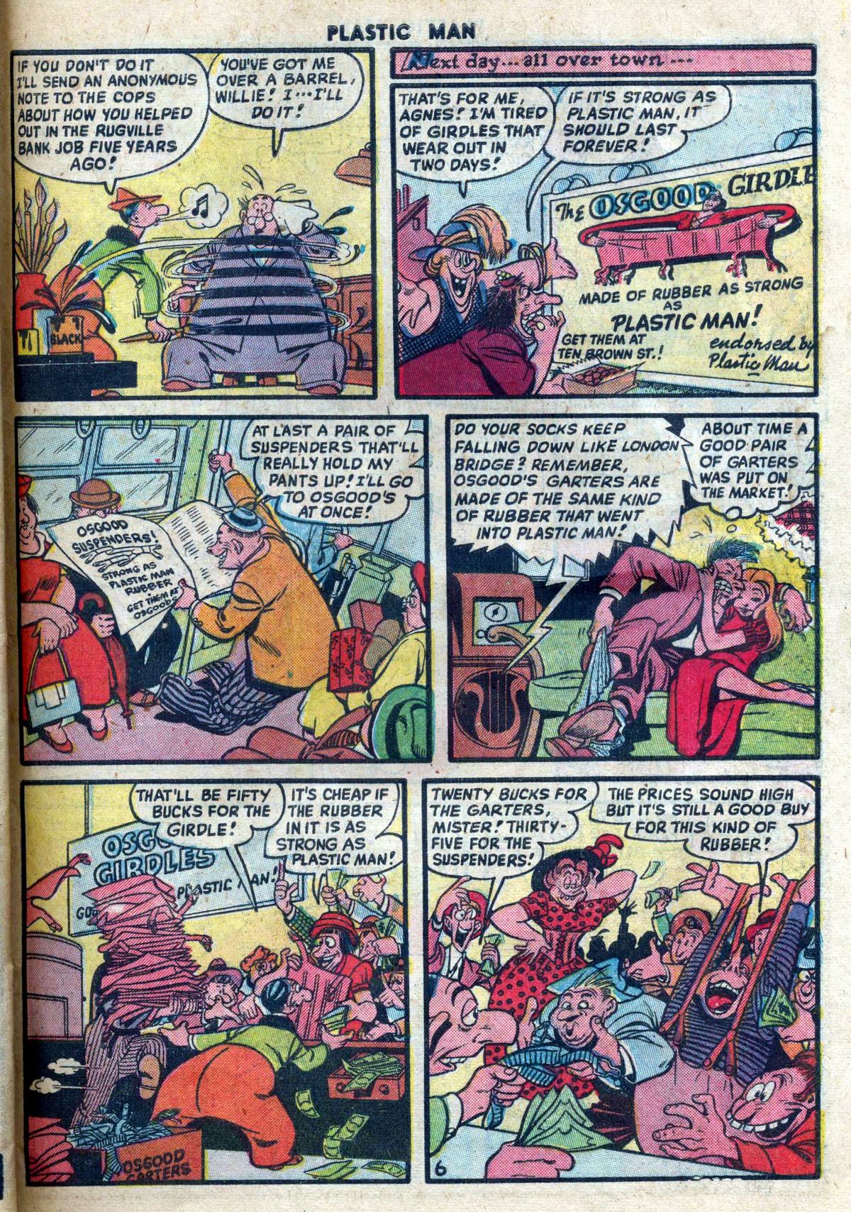 Read online Plastic Man (1943) comic -  Issue #17 - 29