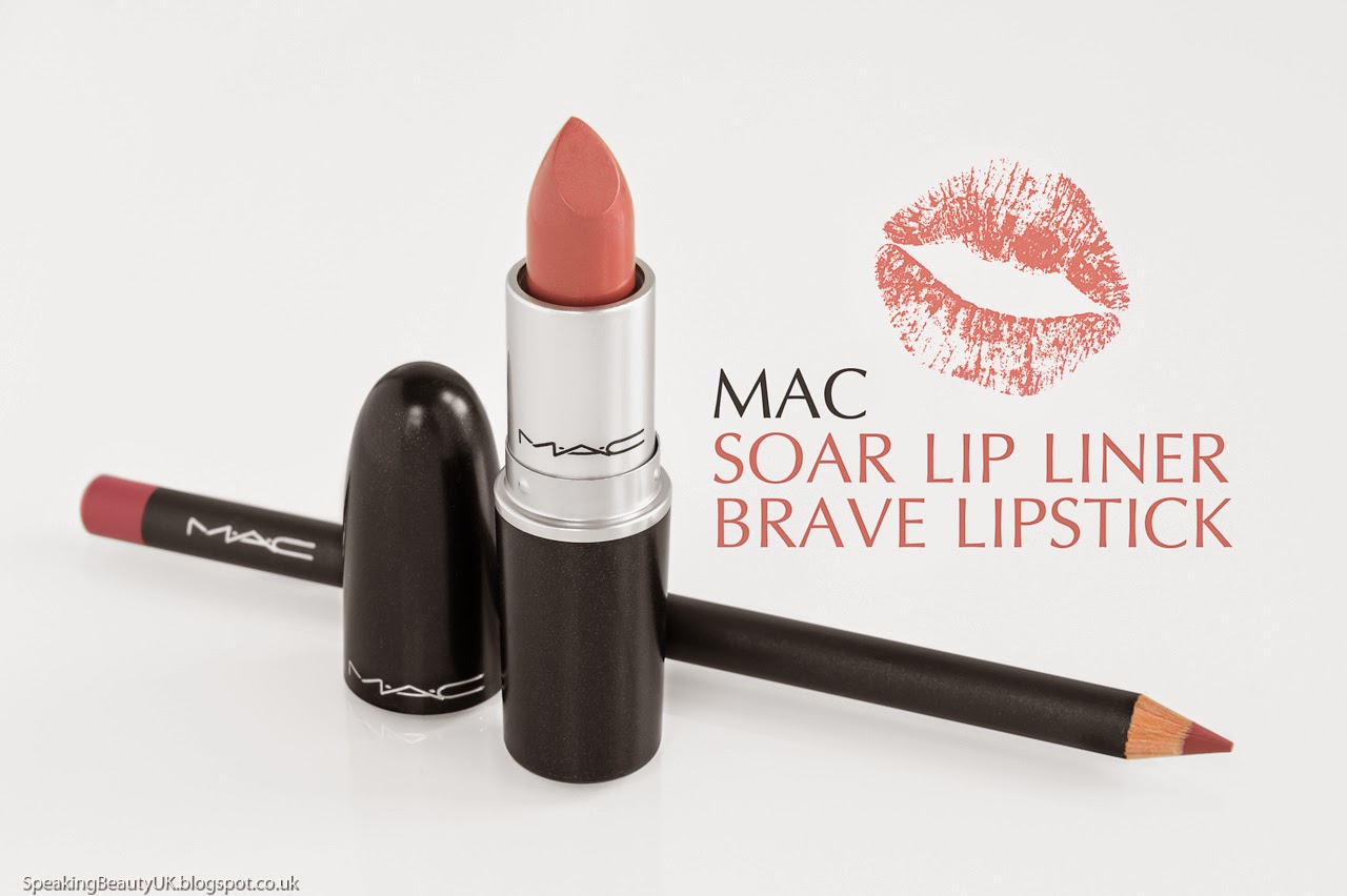 Mac Soar Lip Liner & Brave Lipstick