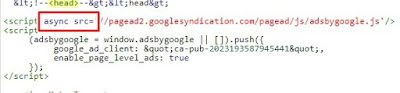 cara membuat iklan page level ads terbaru script kode page level ads sebelum dirubah