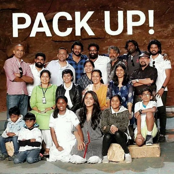 Bahubali 2 Team Pack up