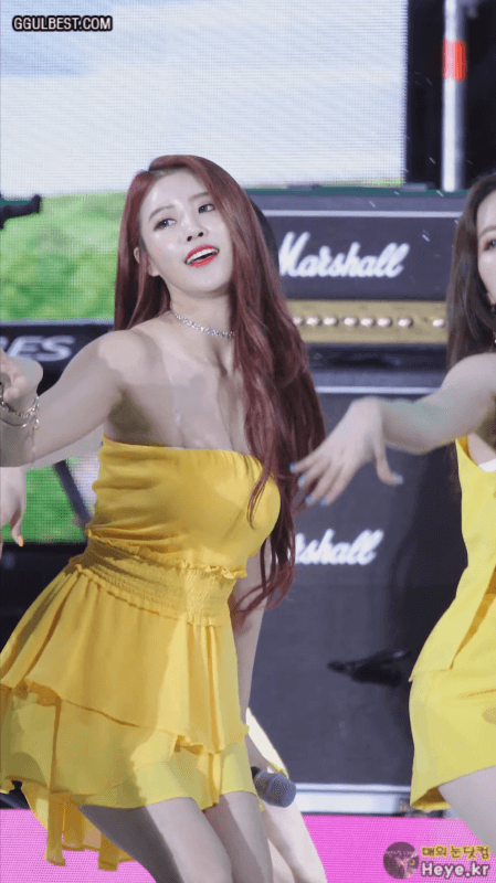 노란오프숄더 미주