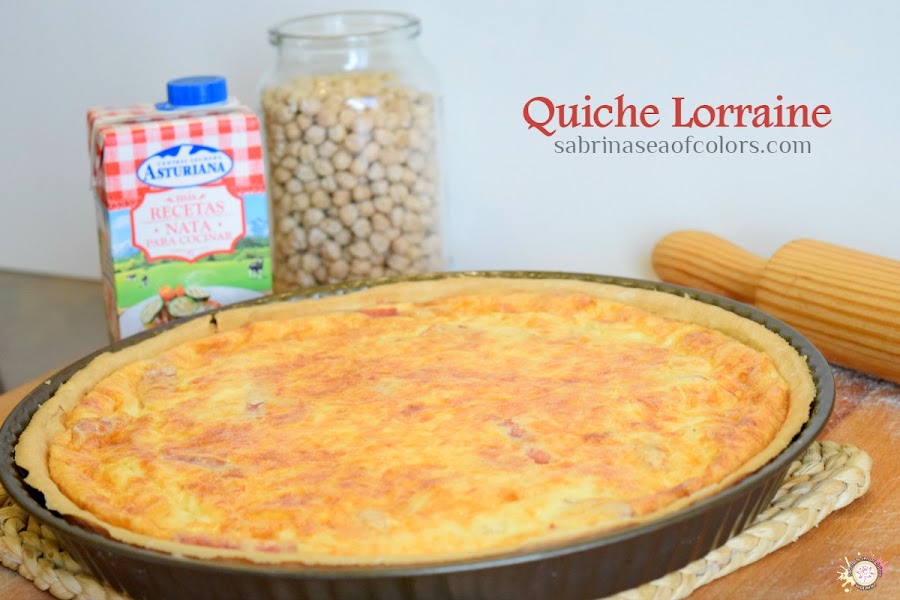 Quiche Lorraine con masa quebrada casera