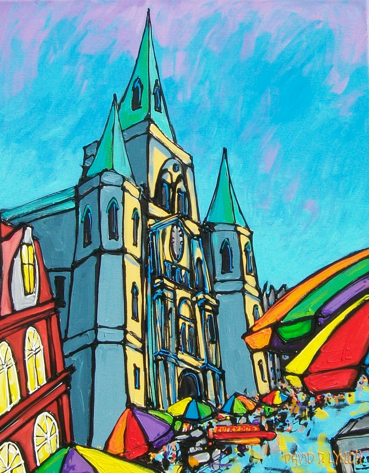 David Lynch Art Memphis & NOLA paintings Finished.