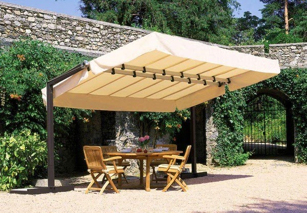 Awnings to cool the houses