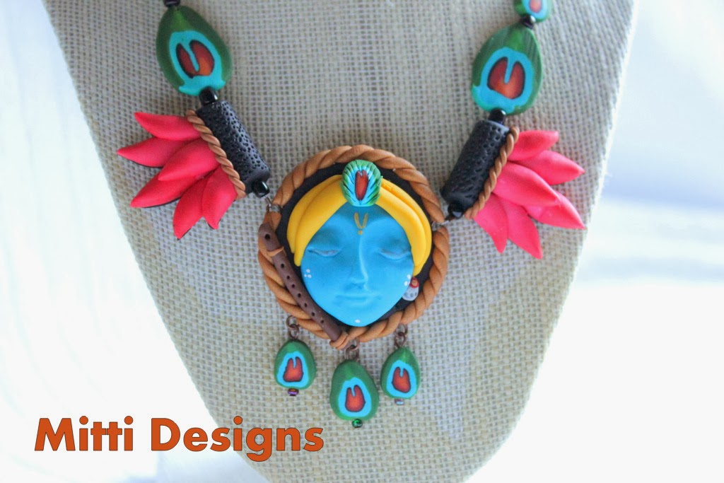 Mitti Designs Wearable Clay Jewelry Krishna Designs