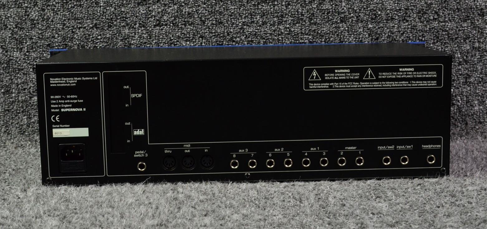 MATRIXSYNTH: Novation Supernova II Rack SN 6013