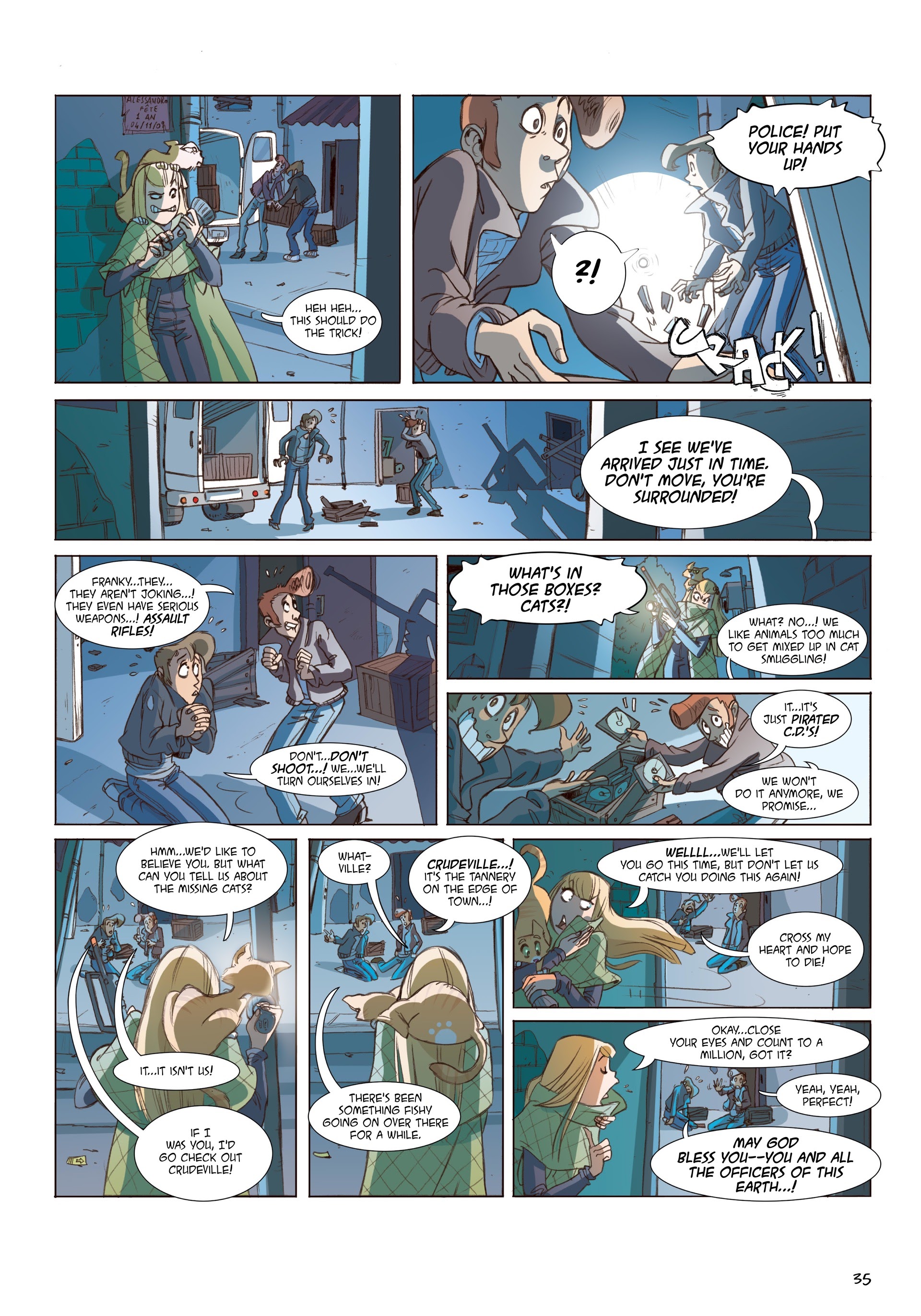 Read online Cats! Purrfect Strangers comic -  Issue # TPB (Part 1) - 36