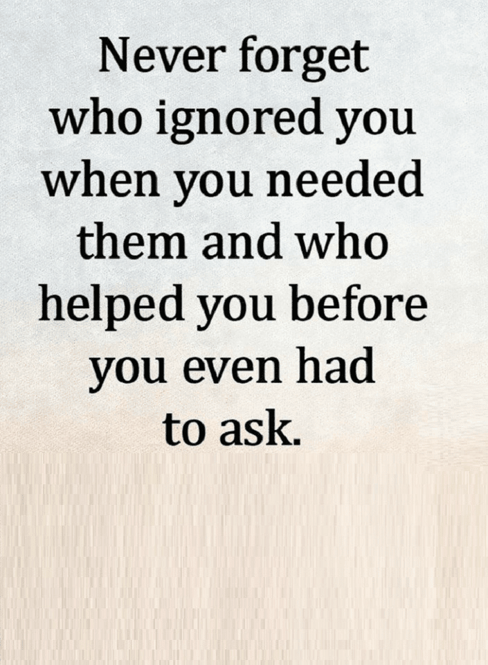quotes never forget two types of people those who are there for you