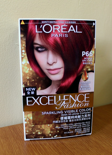dark red brown hair color box