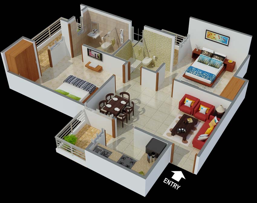 3D Home Plans
