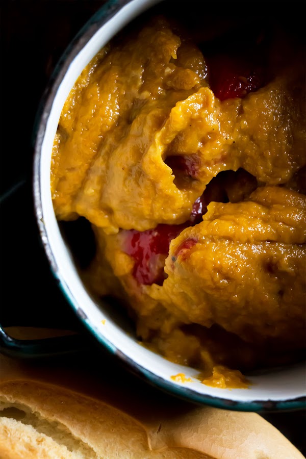 Pimientos rellenos de lechazo