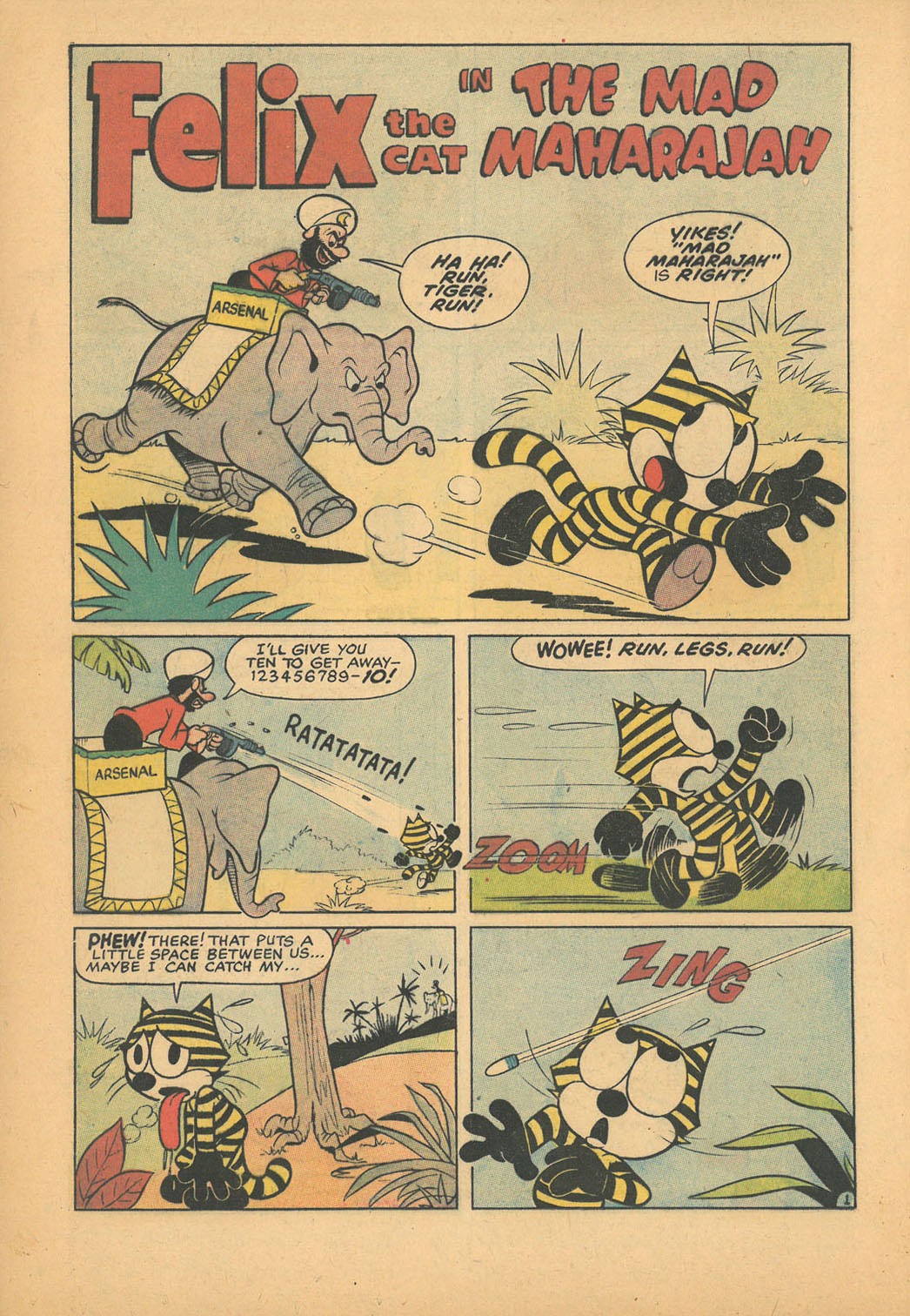 Read online Felix the Cat (1955) comic -  Issue #100 - 16