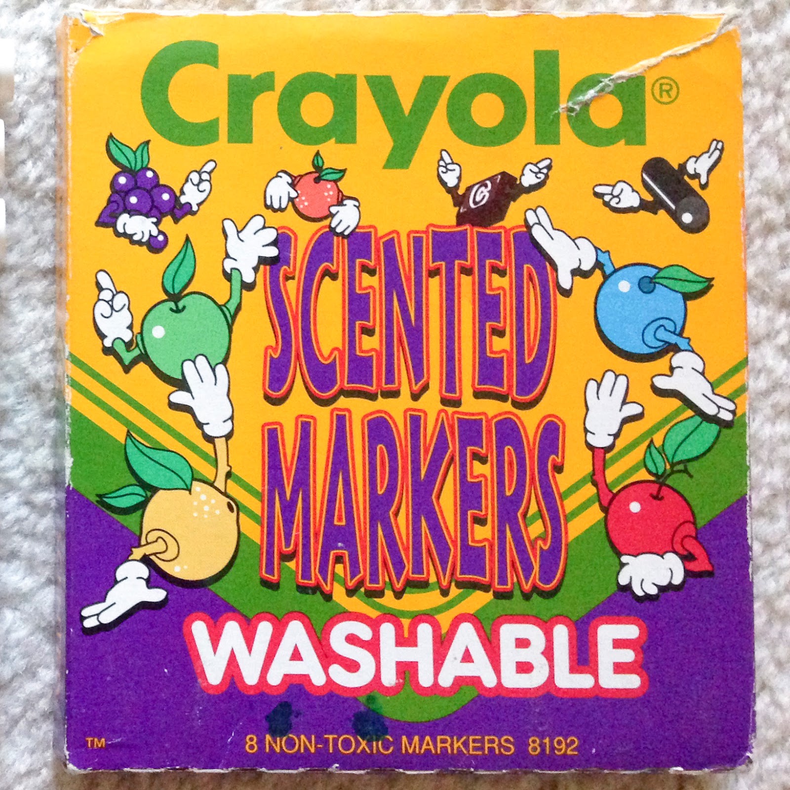 Crayola Scented Markers What's Inside the Box Jenny's Crayon Collection