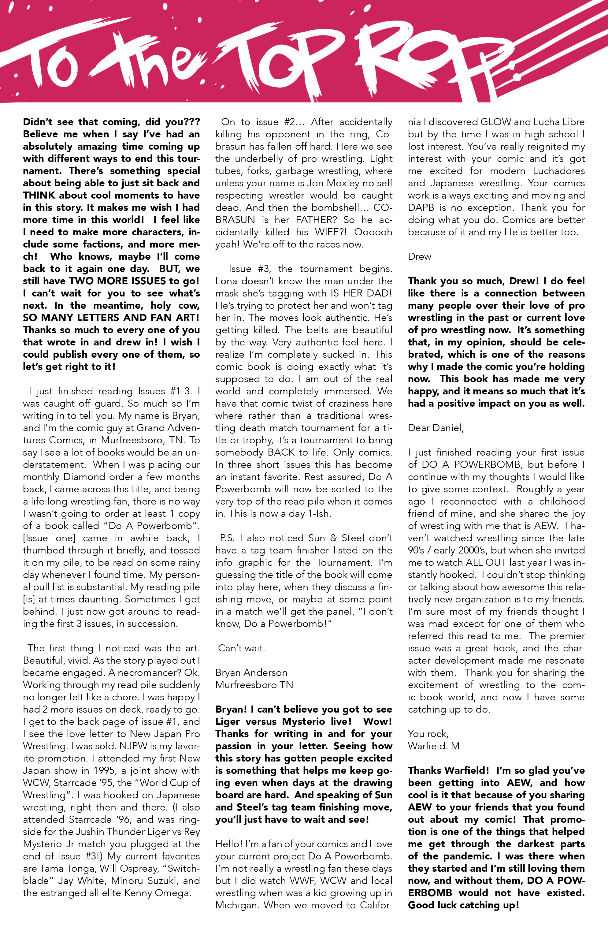 Read online Do a Powerbomb comic -  Issue #5 - 25