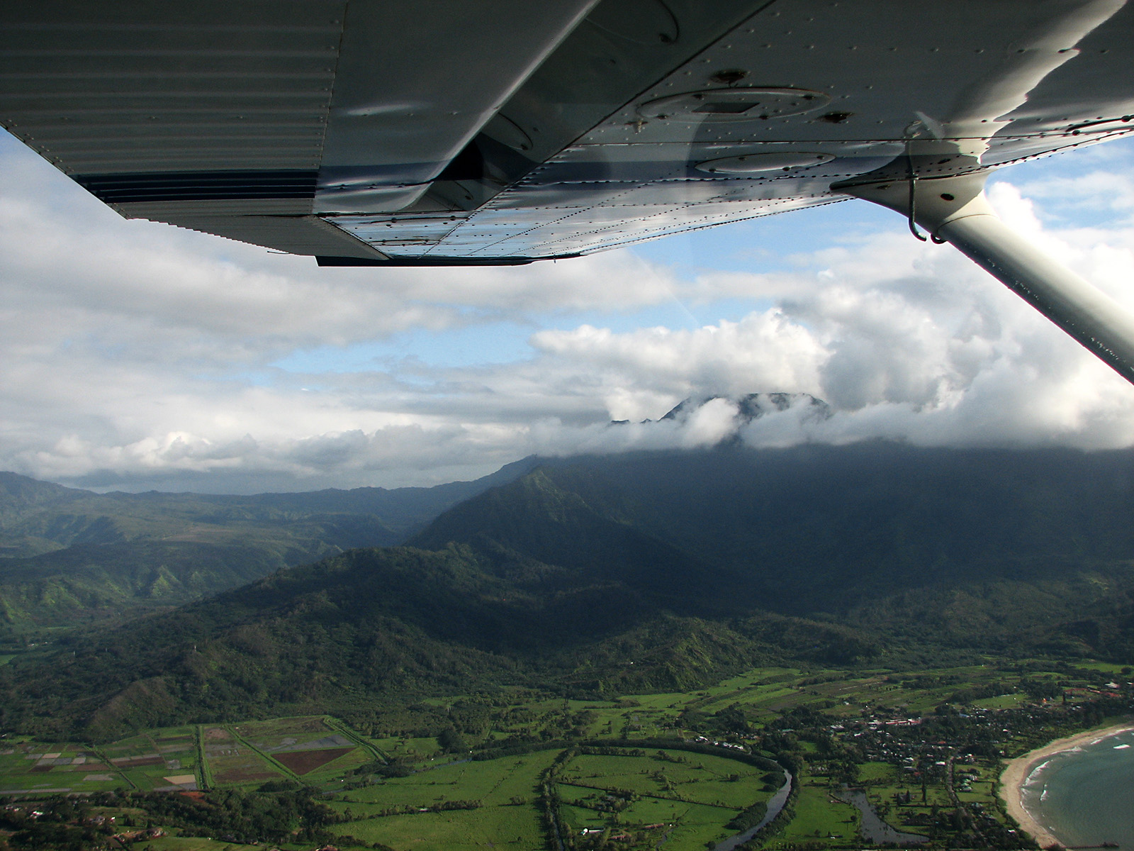 A mile of runway will take you anywhere. Crossing off Hawaii by flying