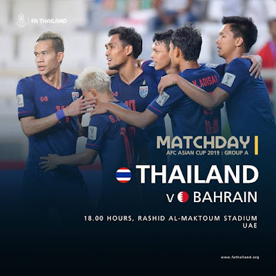 Live Streaming Bahrain vs Thailand AFC 2019 ( 10.1.2019 )