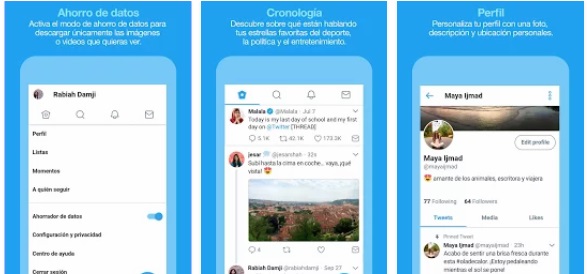 Gasta menos megas con esta aplicacion de Twitter para Smartphones y tablets con Android