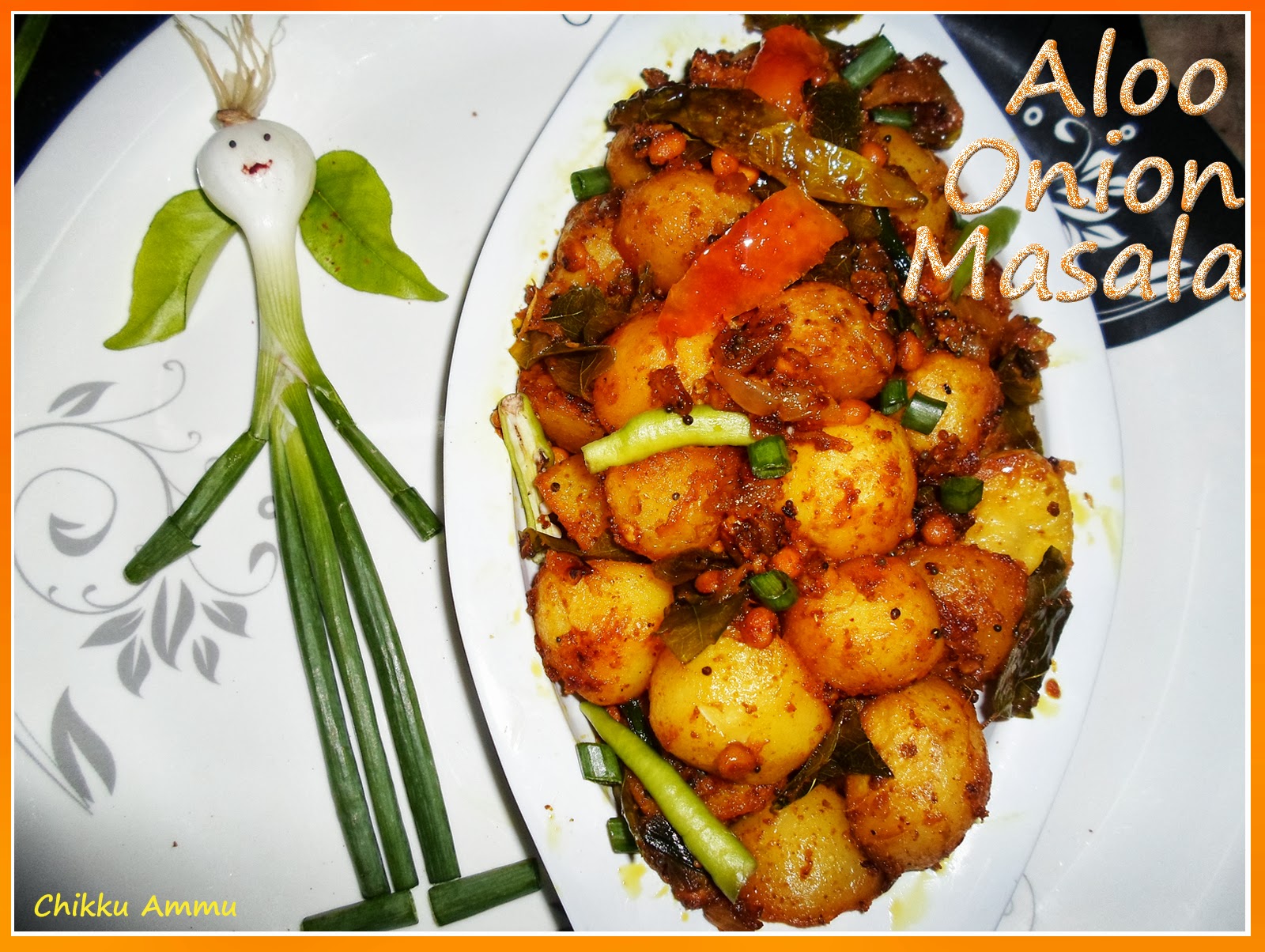Chikkus Kitchen Aloo Onion Masala Recipe / Baby potatoes Onion Masala