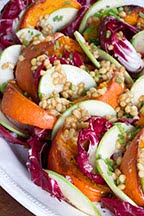 Kabocha Squash, Radicchio & Green Apples w/ Pine Nut Umami Dressing (Vegan)