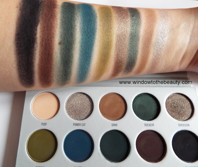 Dark Magic palette swatches