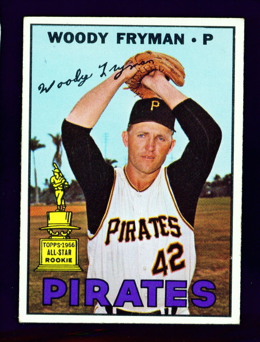 Woody Fryman 1966-1967 (1967 baseball card)