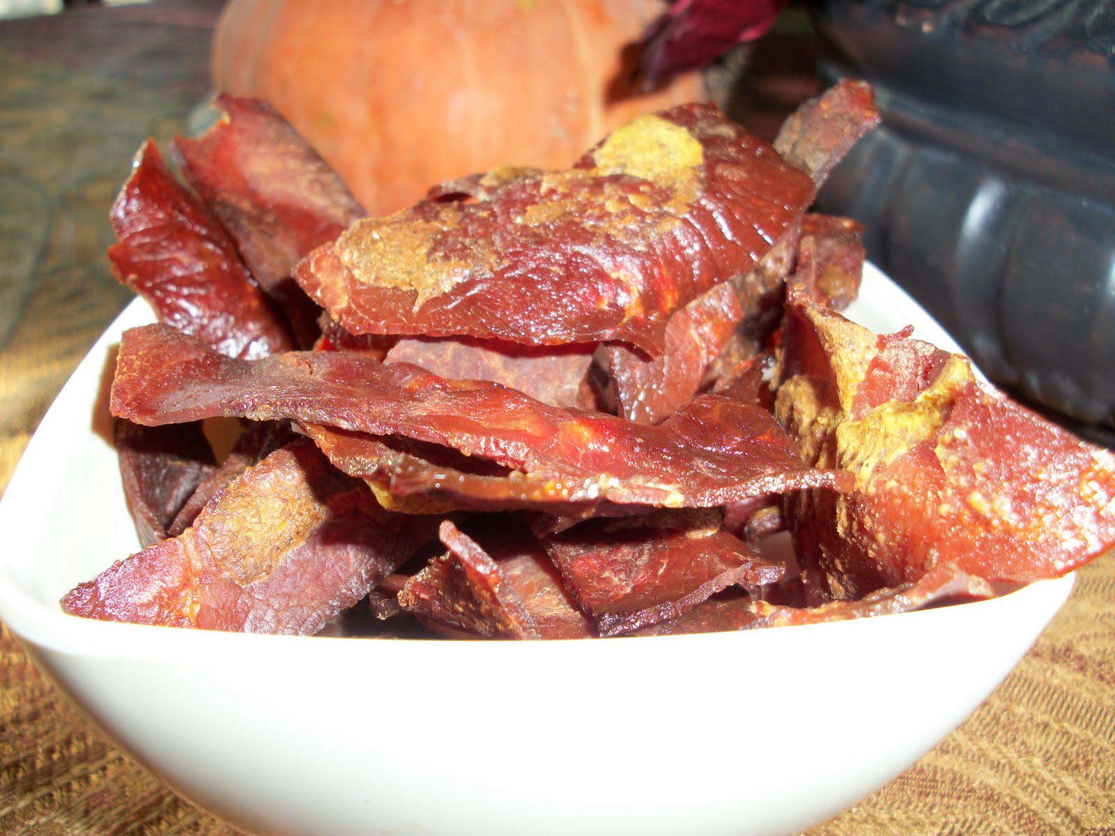 A Table At Robert Ridge Mustard Basted Ham Jerky