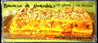 Bizcocho de almendras  thermomix sin gluten sin lactosa / Gluten-free thermomix almond cake without lactose / Gâteau aux amandes thermomix sans gluten sans lactose