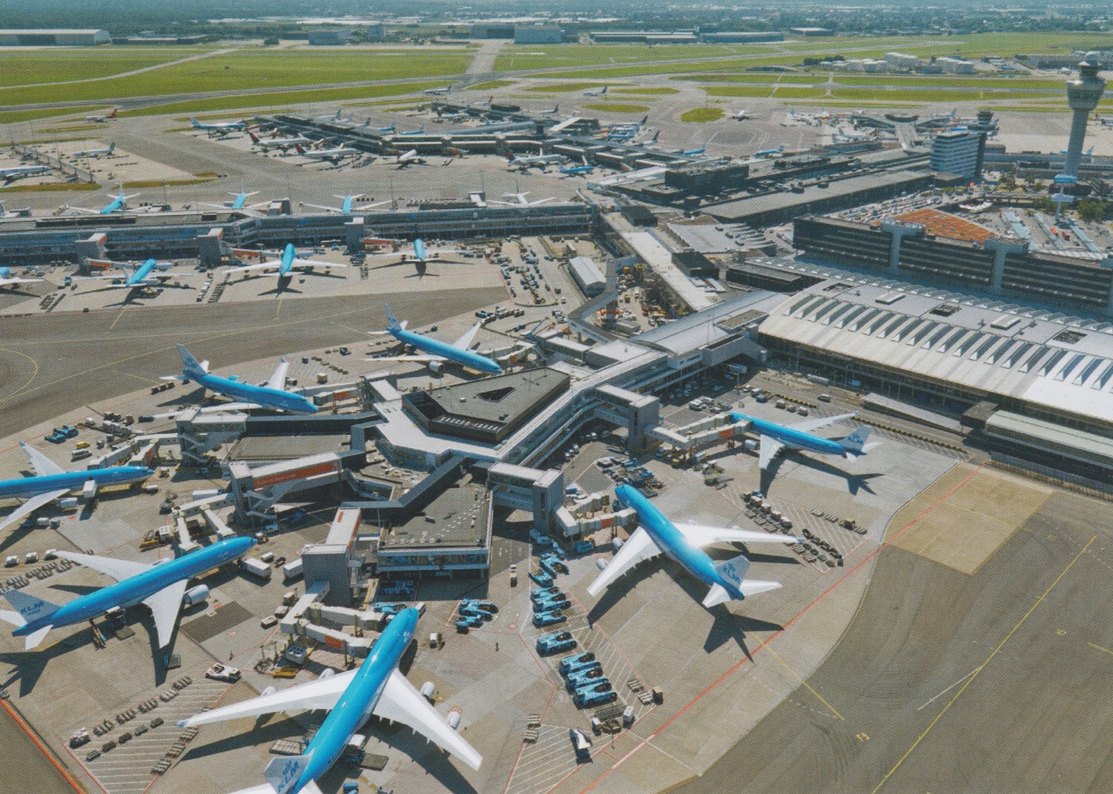 Postcards: Amsterdam Schiphol Airport