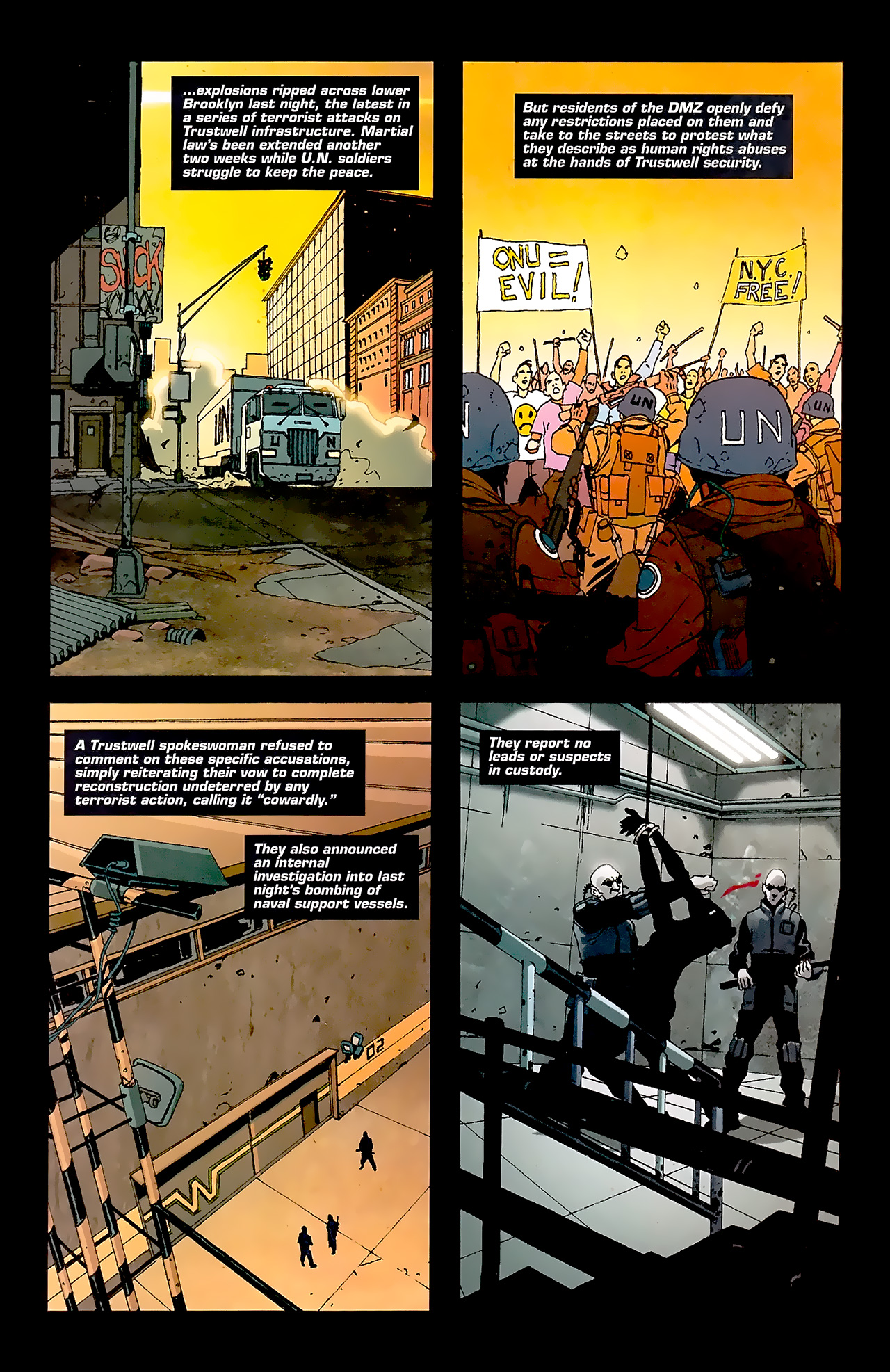 Read online DMZ (2006) comic -  Issue #13 - 18