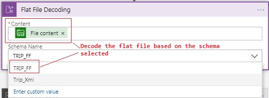 Flat file decoding action Flat file decoding action