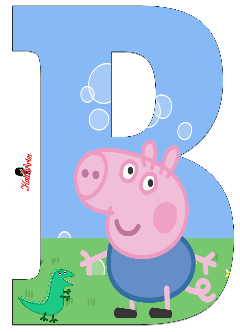 Alfabeto de George Pig. - Oh my Alfabetos!