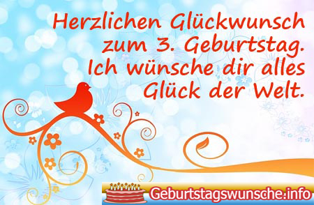 Herzlichen Gluckwunsch Zum Dritten Geburtstag Baby Gluckwunsche