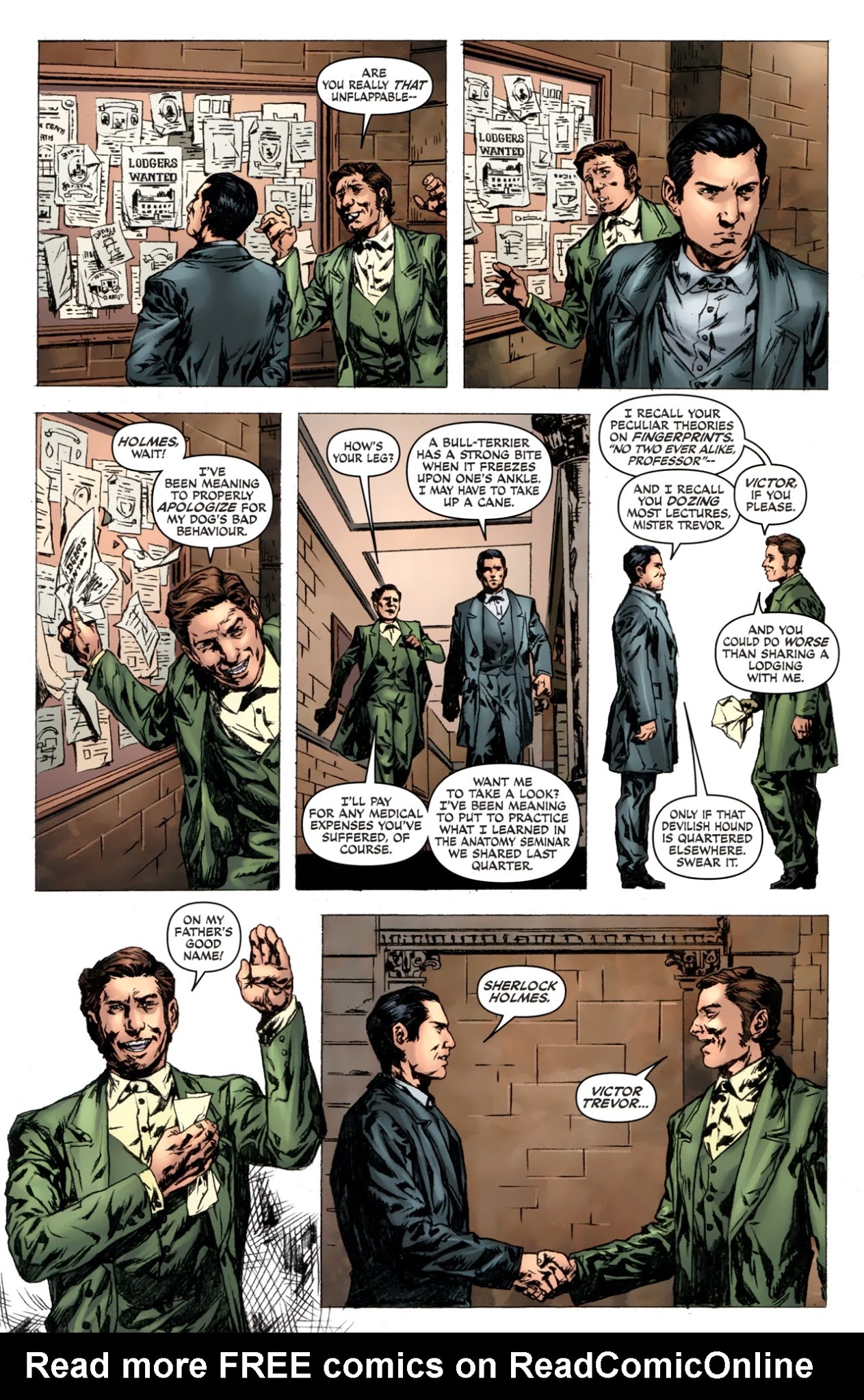 Read online Sherlock Holmes: Year One comic -  Issue #4 - 13