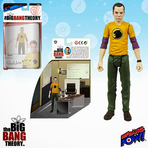 San Diego Comic-Con 2014 Exclusive The Big Bang Theory “Hawkman T-Shirt” Sheldon 3 ¾ Action Figure by Bif Bang Pow!