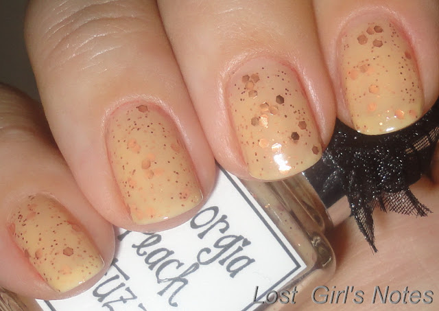 whimsical ideas by pam georgia peach fuzz swatches and review
