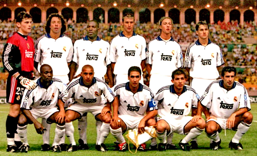 Plantilla real madrid 2001