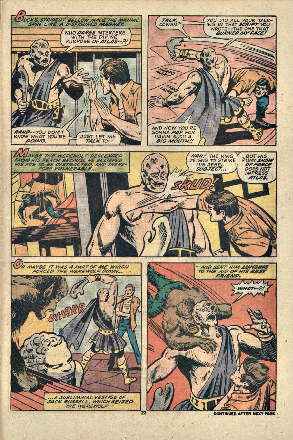 Read online Werewolf by Night (1972) comic -  Issue #23 - 17