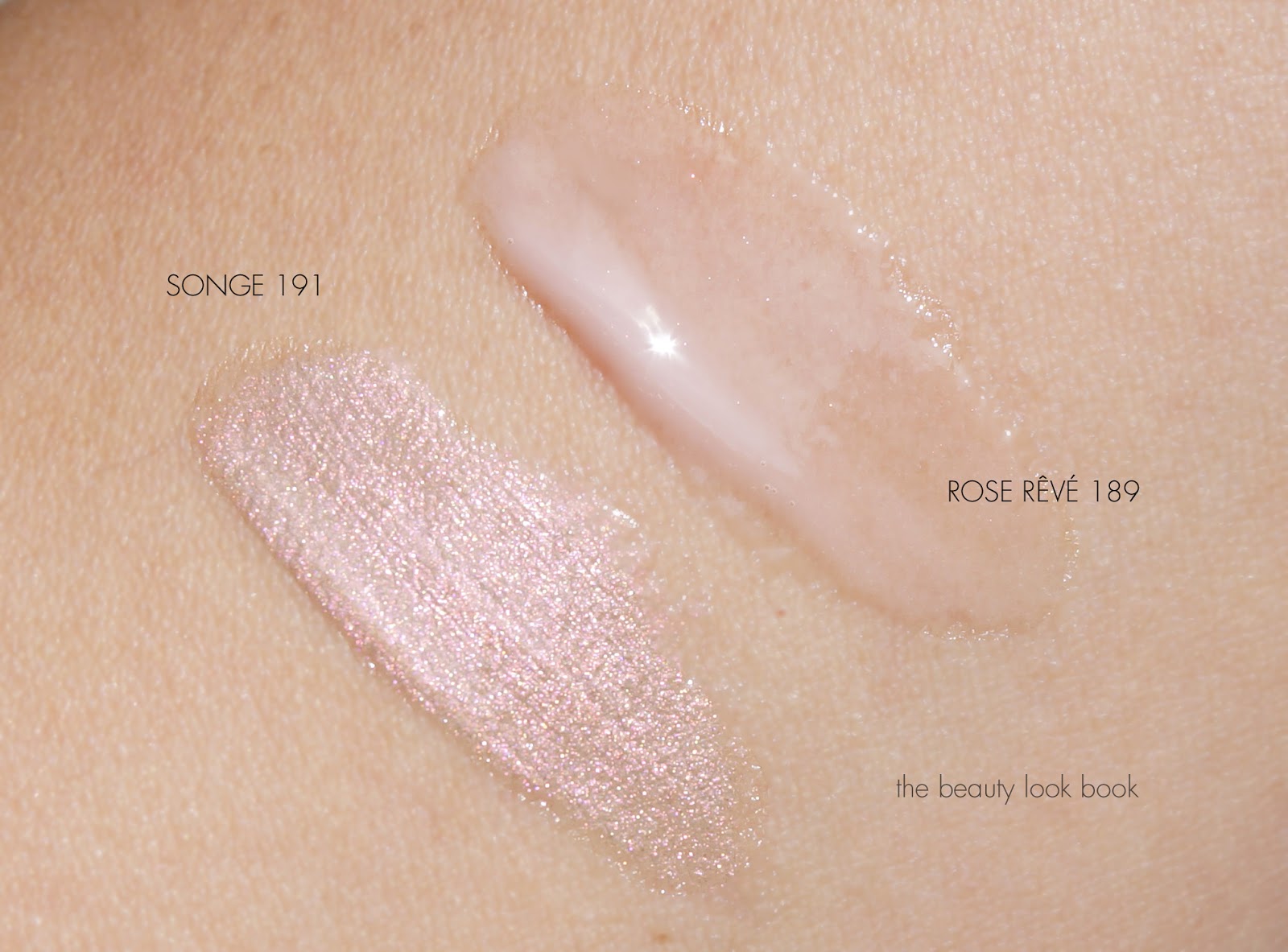 Chanel Rose Rêvé #189 and Songe #191 Glossimers