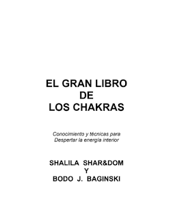 Libro en pdf sobre Chakras El Gran Libro de los Chakras