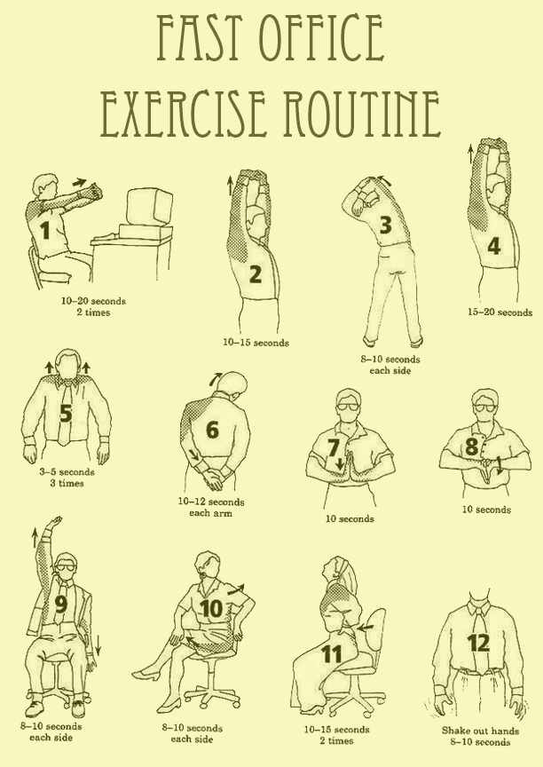 The Wealth of Health Fast Office Exercise Routine