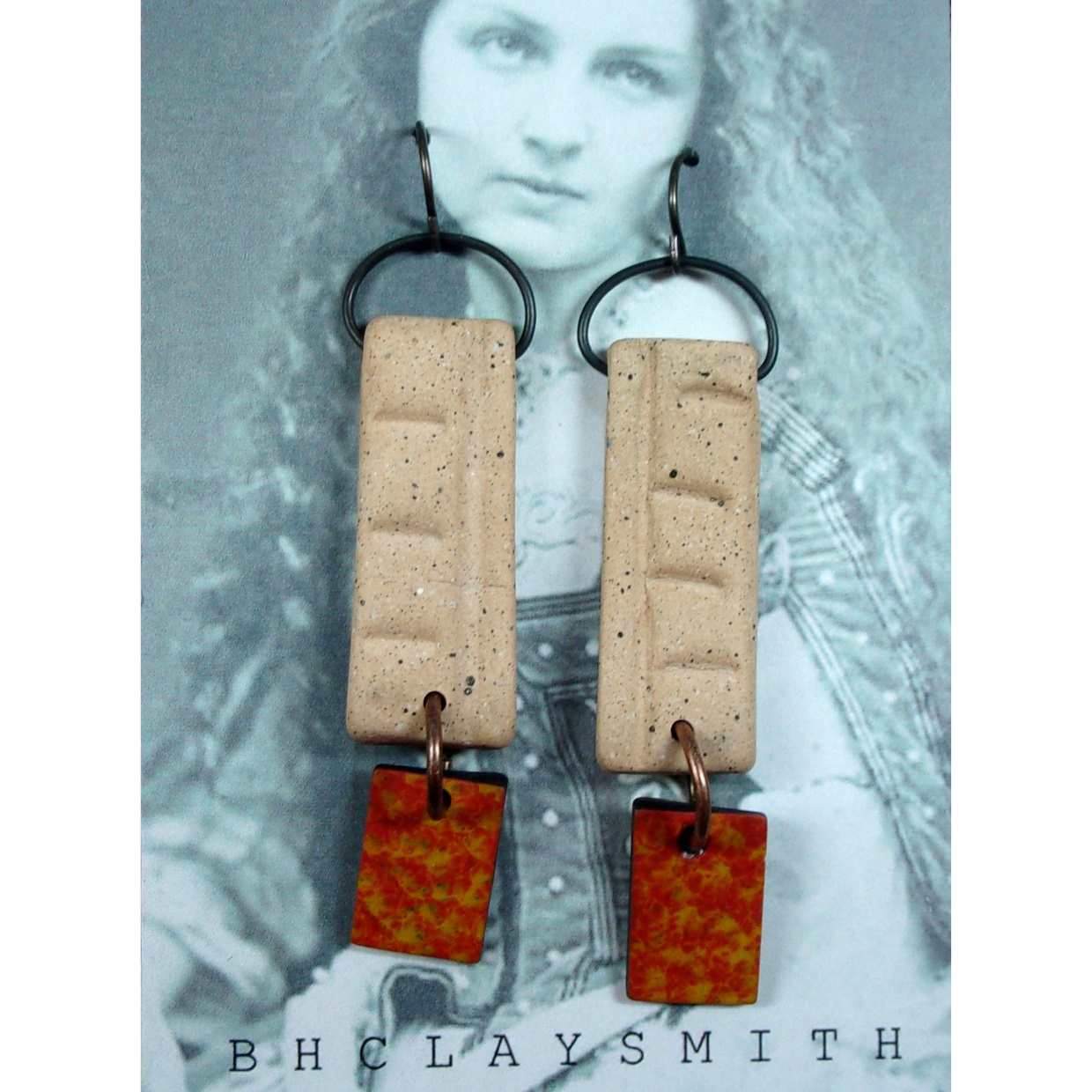 Clay Tablet Earrings