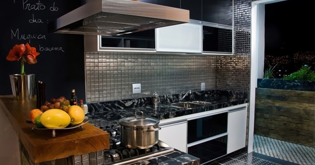COZINHAS COM PASTILHAS 25 FOTOS + TIPOS DE PASTILHAS Decor Alternati # Cozinha Pequena Sofisticada COZINHAS COM PASTILHAS 25 FOTOS + TIPOS DE PASTILHAS Decor Alternati # Cozinha Pequena Sofisticada