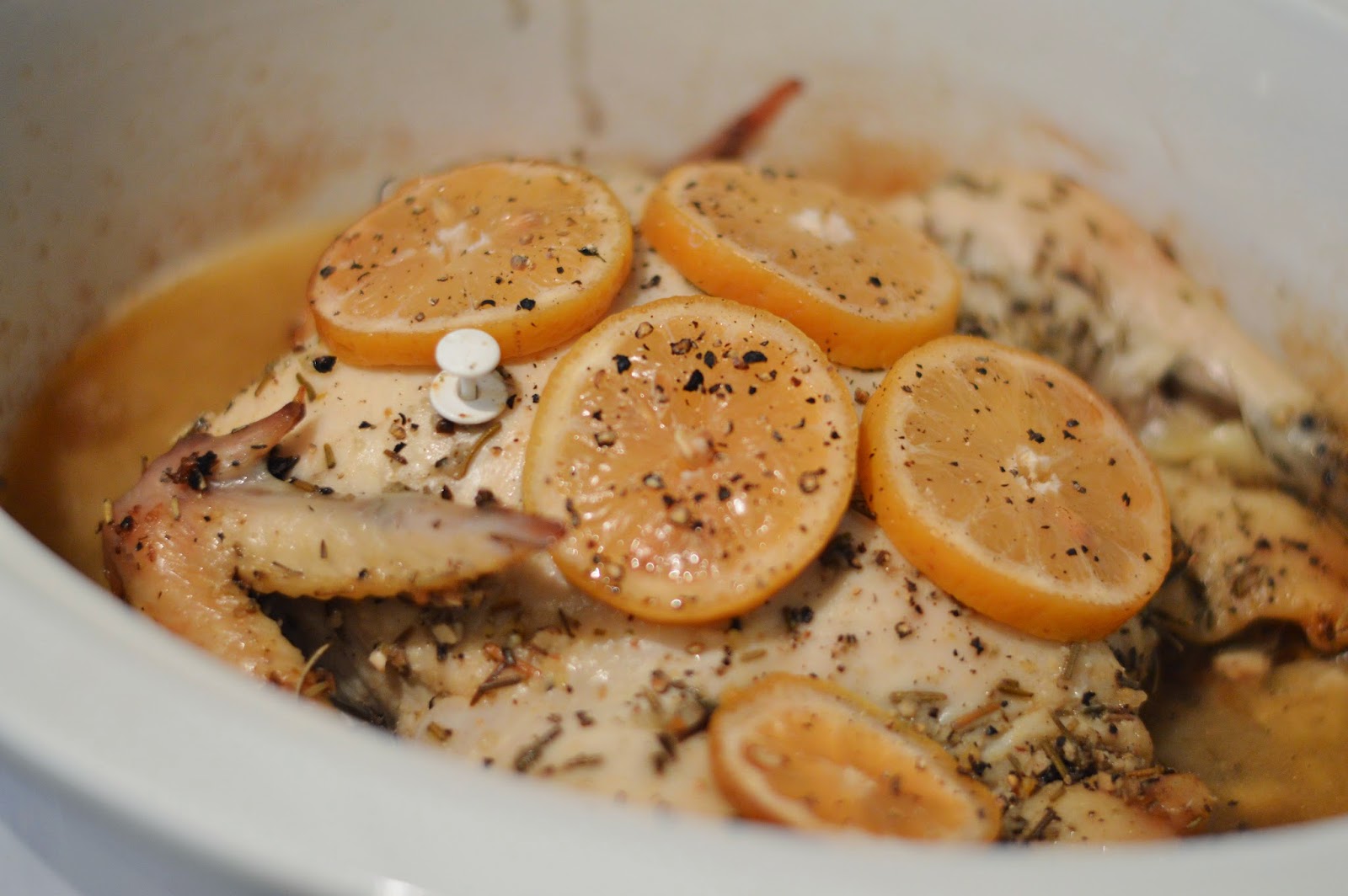 The Art of Comfort Baking Rosemary Lemon Crock Pot Chicken