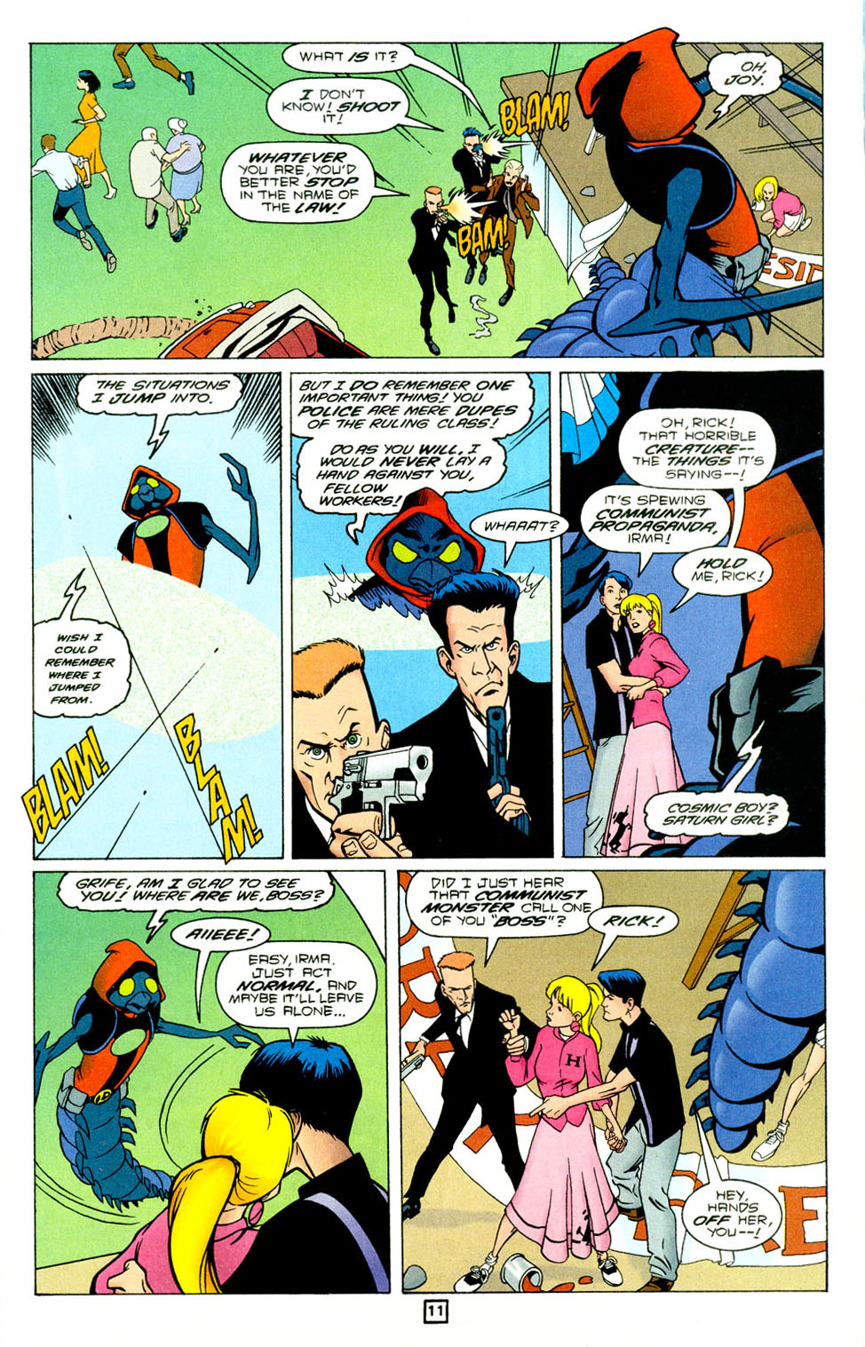 Read online Legion of Super-Heroes (1989) comic -  Issue #92 - 12
