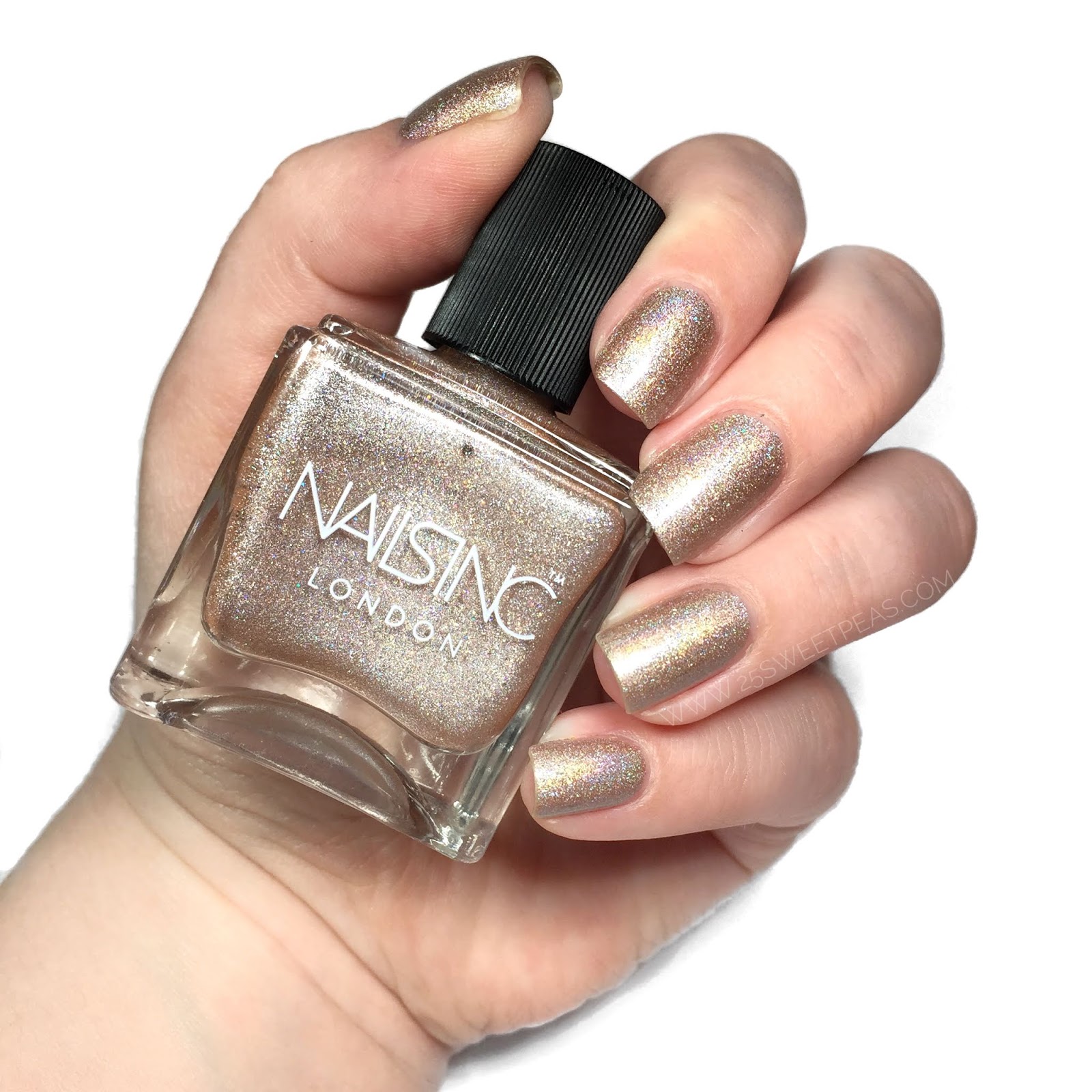 Nails Inc Champagne Shine Duo — 25 Sweetpeas