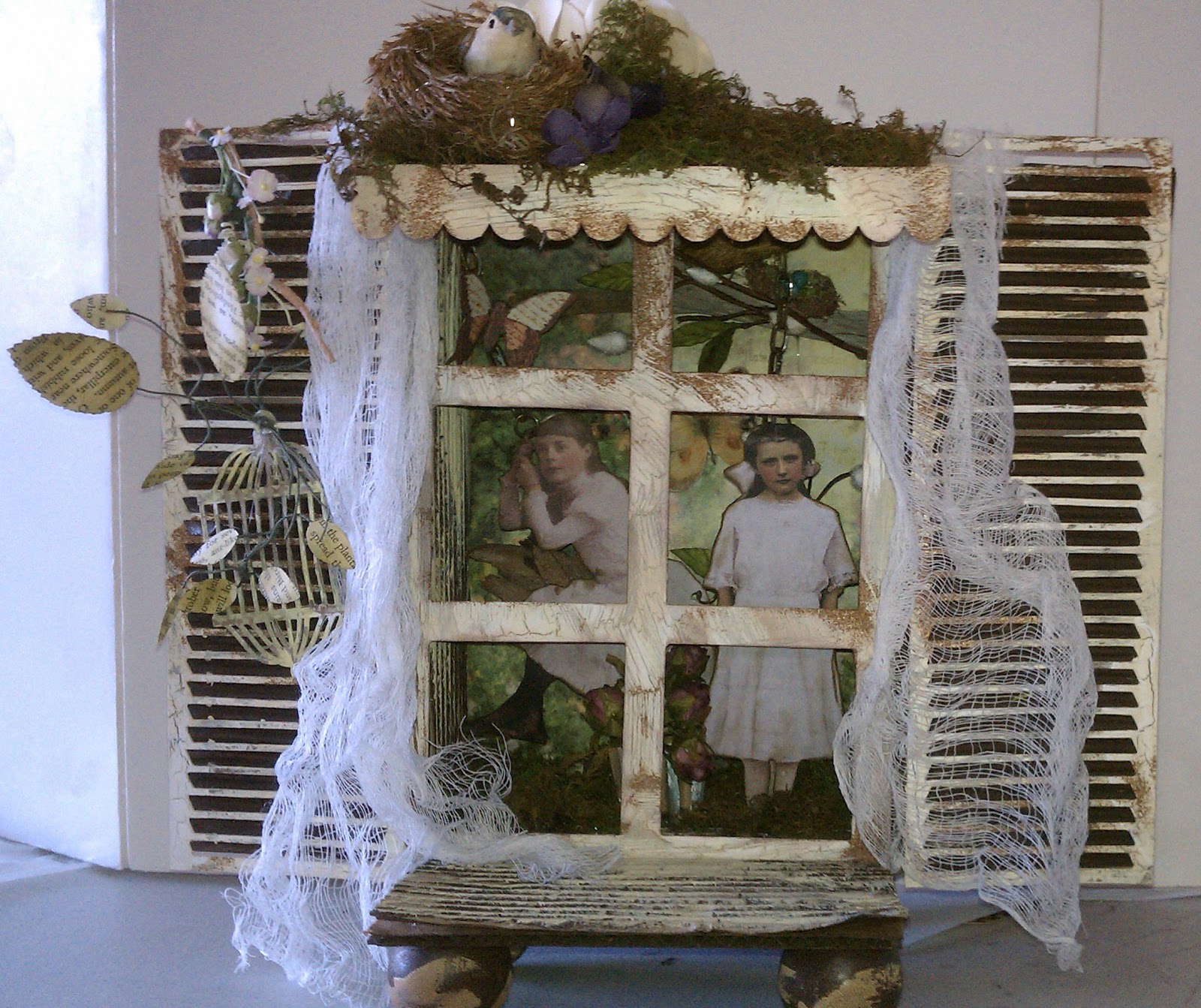 ShelbyDoodle Designs DT Project Vintage Victorian Shadowbox